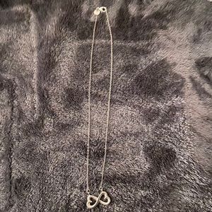 silver necklace from a boutique in california